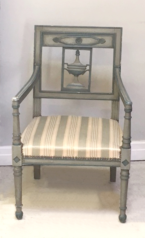 french antique directoire armchair
